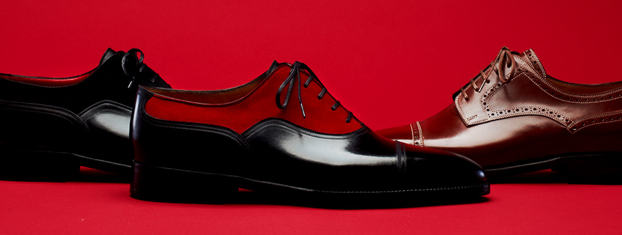 ステファノ ベーメルの革靴の画像