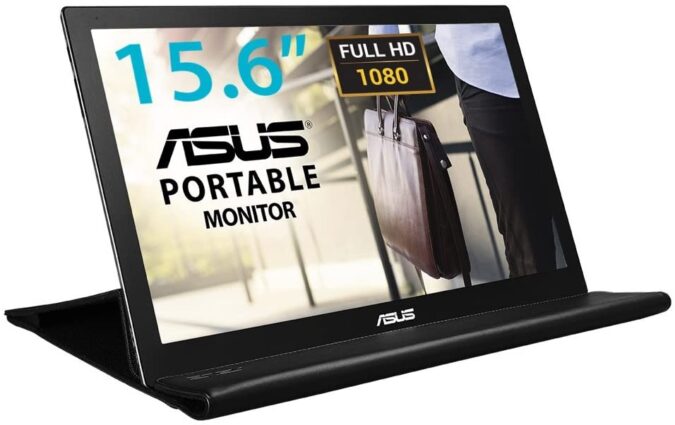 ASUS MB169BR+ モバイルモニター モバイルディスプレイ 薄さ8.5mm・軽量800g、USBで簡単接続 15.6インチIPS フルHD USB3.0
